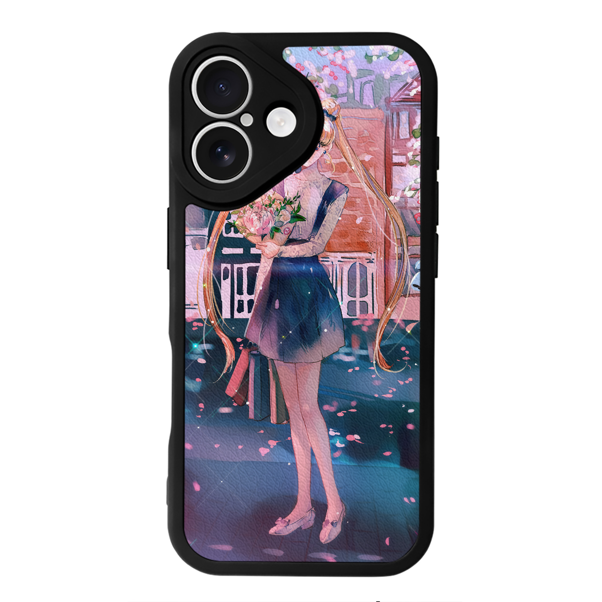 （画像用） 美少女戦士セーラームーン Sailor Moon 【iPhone 16シリーズ対応】シリコンスマホケース（レザー調） 材質：シリコン